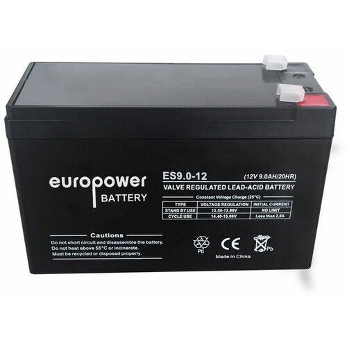 Xrt Europower baterija za ups 12V 9Ah europower Slike