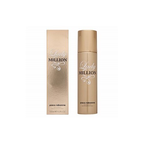 Paco Rabanne Lady Million dezodorans u spreju za žene 150 ml Slike