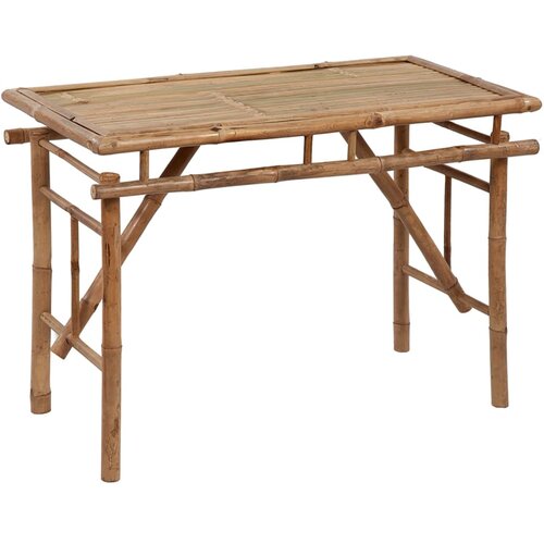 VidaXL Sklopivi vrtni stol 115 x 50 x 75 cm od bambusa Slike