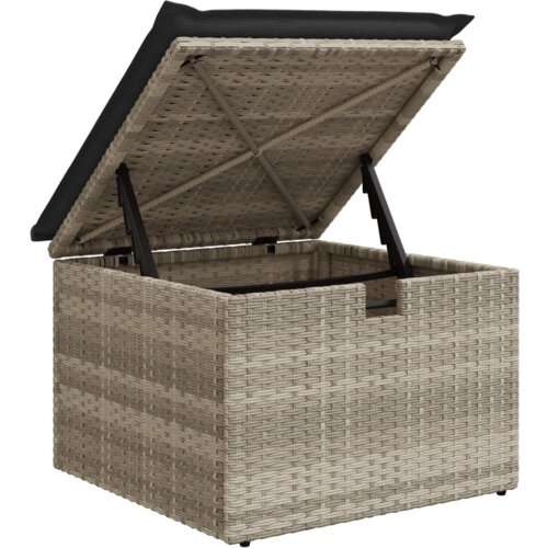  Set vrtne garniture od 8 dijelova sa svjetlosivim jastučićima od poli ratana Slike