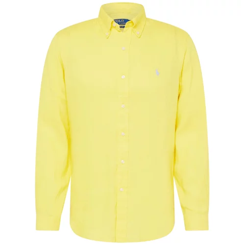 Polo Ralph Lauren Košulja sivkasto plava / žuta