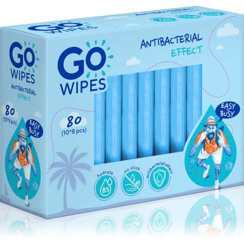 GOWipes Anti-Bacterial Effect osvežilni vlažilni robčki 10x8 kos Cene