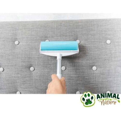 Trixie Roller čistilec za či&amp;scaron;čenje tekstila XXL 20x30 cm siva/bela Slike