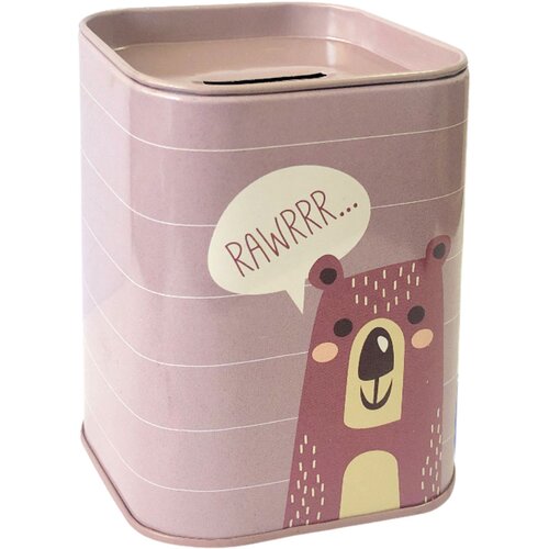  Piggy bank Fox Metal Learning to save Green 11x8cm Cijene