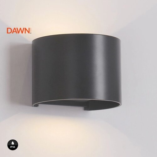 Dawn led svetiljka A310R zidna 6W 3000K IP54 siva Slike