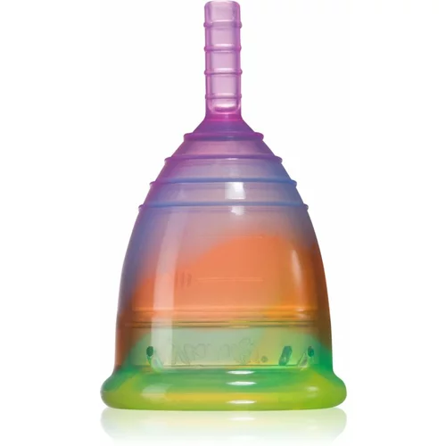 Yuuki Rainbow Jolly Soft 1 Economic Menstrualna čašica veličina small (⌀ 41 mm, 14 ml) 1 kom