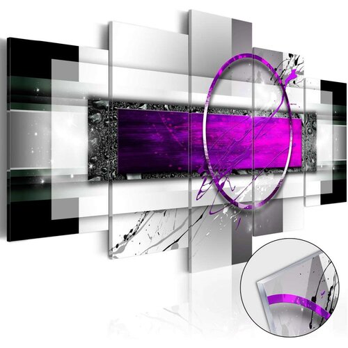  Slika na akrilnom staklu - Violet Rim [Glass] 200x100 Slike