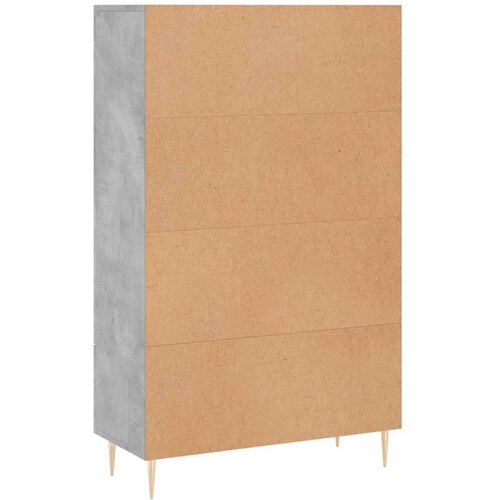 vidaXL Visoka komoda boja betona 69 5 x 31 x 115 cm konstruirano drvo Cene