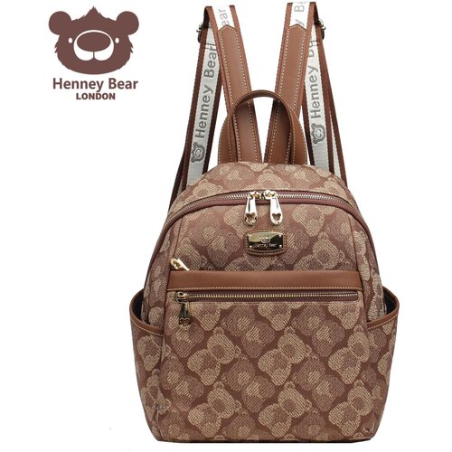 Henny Bear Ranac H-1172 shadow bear brown 25x15x31 Slike