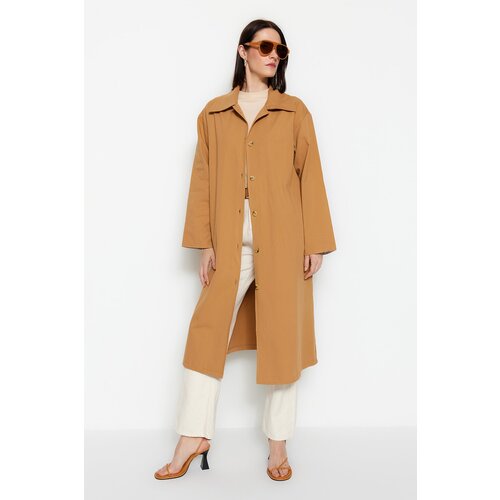 Trendyol Trench Coat - Brown - Basic Slike