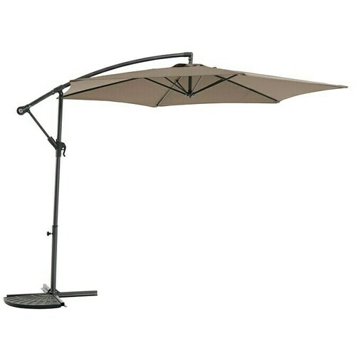 SUNFUN Viseći suncobran Toscana (Taupe, Promjer: 300 cm) Cijene
