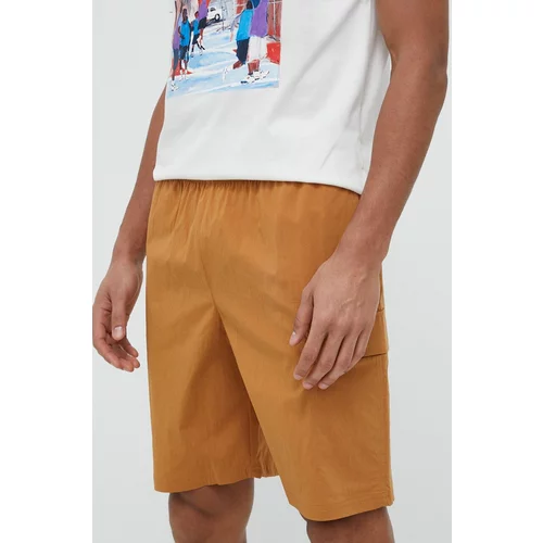 New Balance Kratke hlače moški, rjava barva