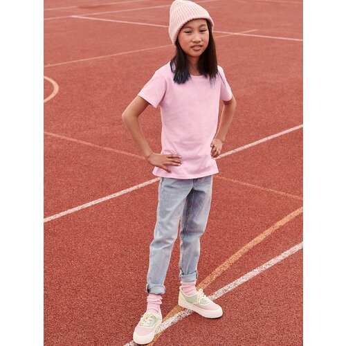 Fruit Of The Loom Pink Girls' T-shirt Iconic Cene