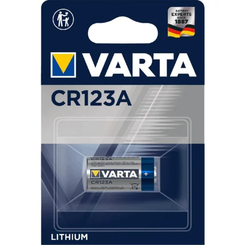 Varta Baterija litijska CR123A, 3V, blister pak. 1 kom