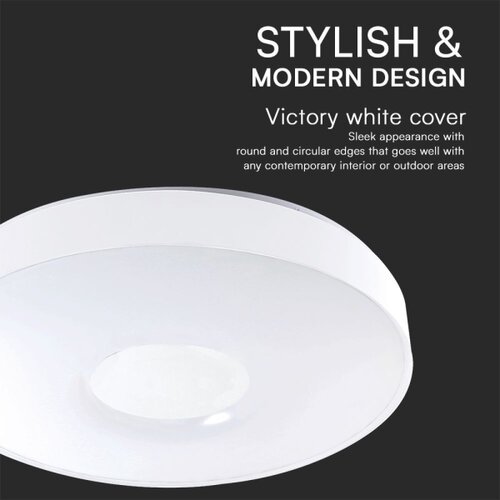  LED prigu&amp;scaron;iva stropna svetiljka LED/40W/230V 3000-6500K 39 cm bela + daljinski upravljač Slike