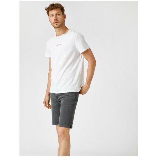 Koton Shorts - Gray - Normal Waist Slike