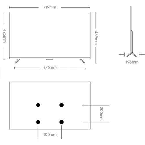 Xiaomi Televizor QLED TV A PRO 32 2026, 4K UHD, diagonala 81 cm Slike