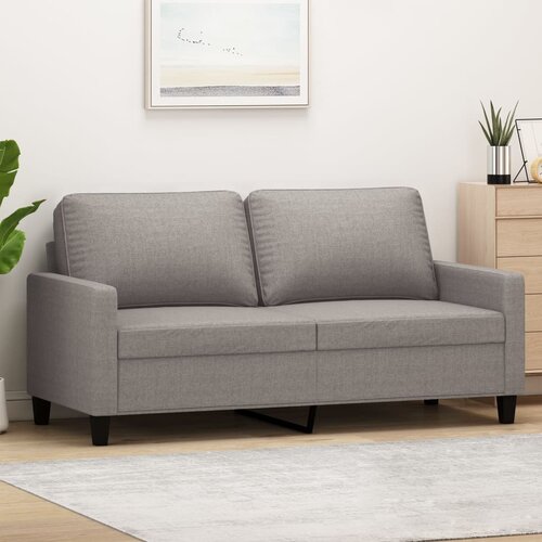 vidaXL Dvosjed od tkanine smeđesivi 140 cm Cijene