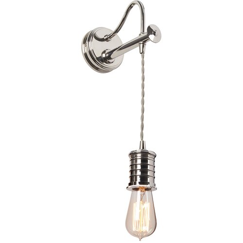 Elstead Lighting Elstead Douille Notranja stenska svetilka z 1 lučjo, polirani nikelj, E27, (22099421) Slike