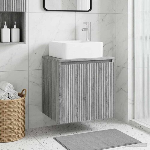  Umivaonik s policom Siva Sonoma 53 x 35 x 63 cm Cijene