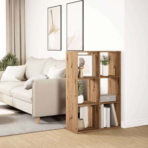 vidaXL Pregrada / regal za knjige boja hrasta 69,5x29x103,5 cm drveni Cijene