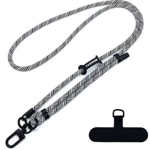 INF Nastavljiva Univerzalna Vrvica za Telefon Black&amp;amp;White, (22104177) Slike