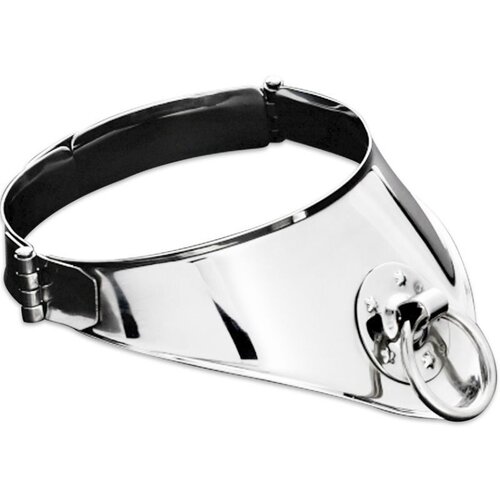 Metal Hard NECLACE WITH RING AND LOCK 12.5 CM Slike
