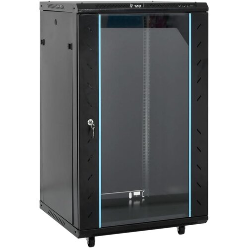 VidaXL Komunikacijski ormarić 18U pomični 19 &amp;quot; IP20 60 x 60 x 100 cm Slike