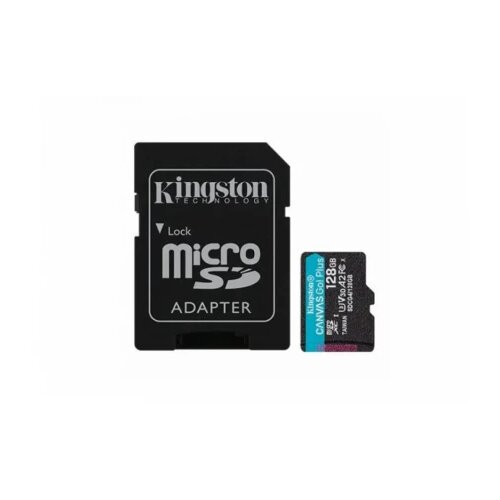 Kingston MEM SD MICRO 128GB Canvas Go! Plus + ADP SDCG4/128GB Cene