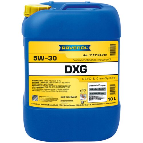 RAVENOL Motorno ulje DXG 5W-30, 10 l Cene