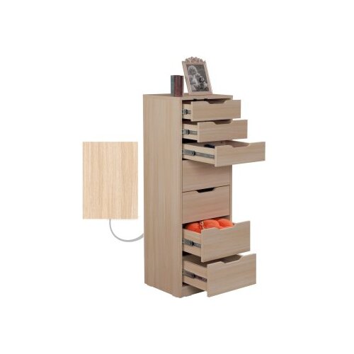 Woody Fashion Komoda Flow Oak Slike
