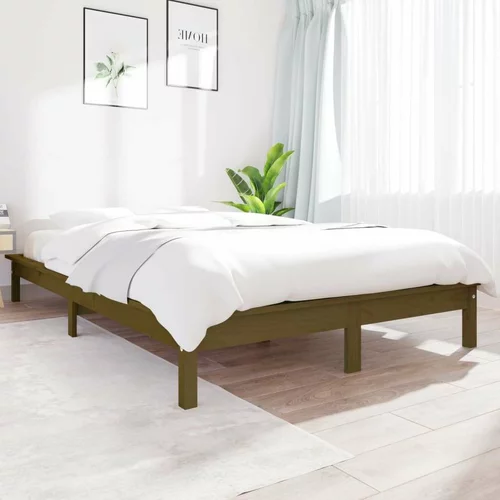  za krevet boja meda drveni 140x190 cm od masivnog drva