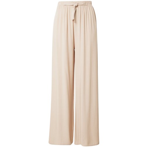  Ženske Bež Letnje Viskozne Regular fit Pantalone EN00610, Bež / Bež Slike