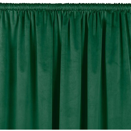  Curtain VILA color bottle green style classic 5 cm pole pocket velvet 135x175 HOMEDE Cijene