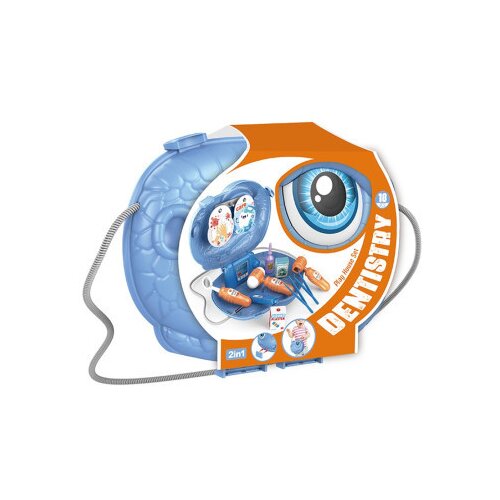  Dentistry, igračka, doktor set sa rancem, dinosaurus, 2 u 1 ( 870247 ) Slike
