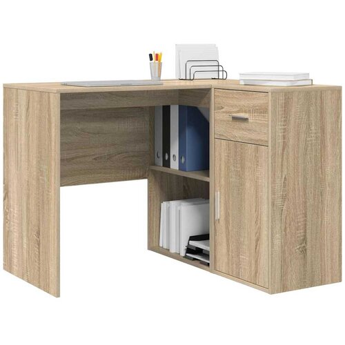  Kutni stol s ladicama Sonoma hrast 102 x 88 x 75 cm Slike