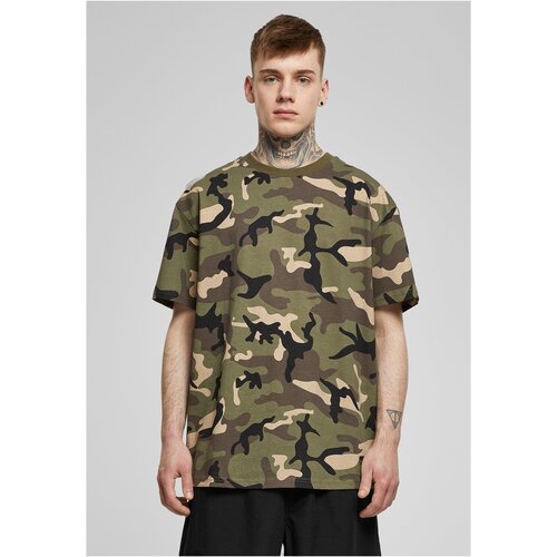 Urban Classics Men&amp;#039;s T-shirt Heavy Oversized Camo Tee forest camouflage Slike