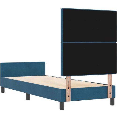 VidaXL krevet sa okvirom tamnoplavi 80x200 cm bar&amp;scaron;un Slike