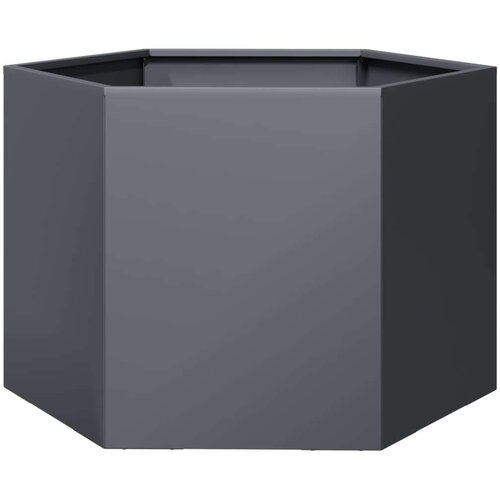 VidaXL Vrtna sadilica antracit &amp;scaron;esterokutna 69x60x45 cm čelična Slike