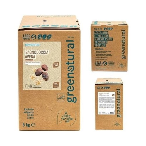 Greenatural Gel za prhanje "Oves in karitejevo maslo" - 5 kg Cene