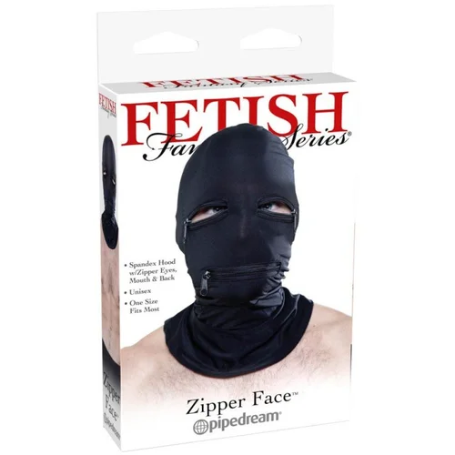 Fetish Fantasy Series Maska Ff Ziper Face Hood