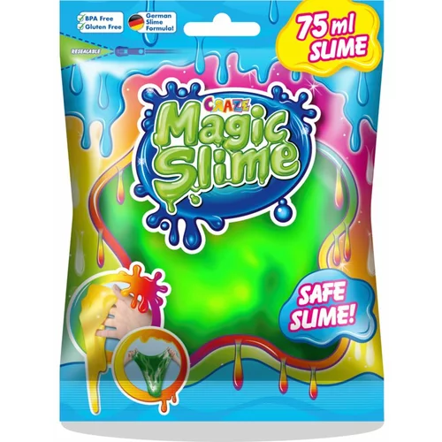 Craze Magic Slime barvna sluz Green 75 ml