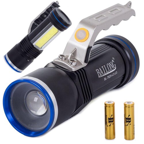  3v1 alu akumulatorska LED ročna svetilka XM-L T6 USB 400m CREE COB Cene