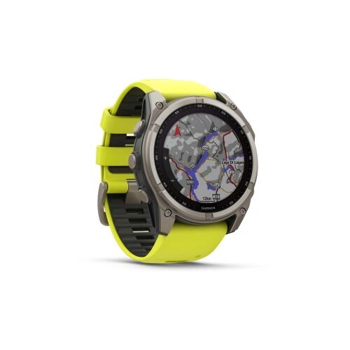 Garmin Fenix 8 51, Sap, SOLAR, Yellow (010-02907-21) Slike