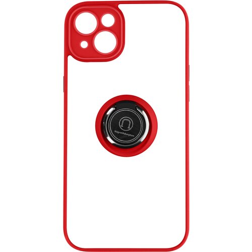 AVIZAR Ovitek za iPhone 14 z držalom za prstan, hrbtna stran proti prstnim odtisom, združljiv z magnetnim stojalom - rdec, (20715404) Cene