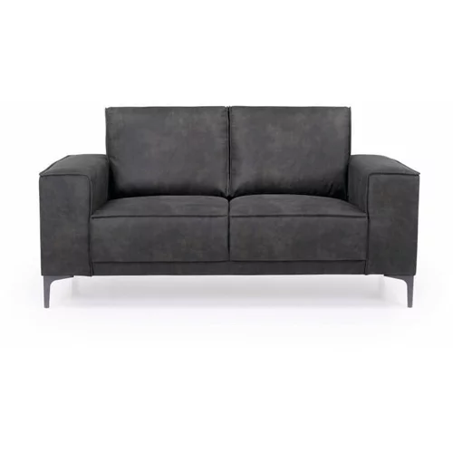 Scandic antracit siva sofa od imitacije kože Copenhagen, 164 cm