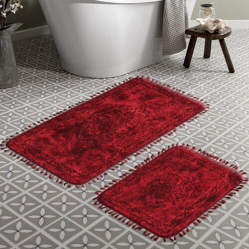 Lessentiel Maison set 2 prostirke za kupatilo Bordo Cene