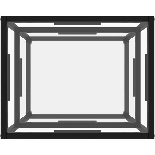  Konzolni stol prozirni 50 x 40 x 40 cm od kaljenog stakla Slike