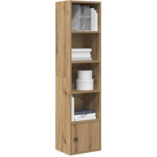  Regal za knjige boja hrasta 31x24x127 cm konstruirano drvo Smeđa Slike