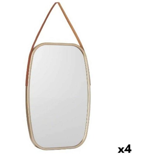  Zidno ogledalo 1271 Smeđa Champagne 43 x 65 x 3 cm Pravokutno (4 kom.) Cijene